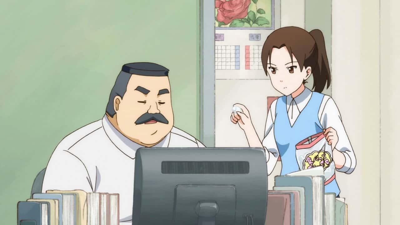 Ojisan and Marshmallow backdrop