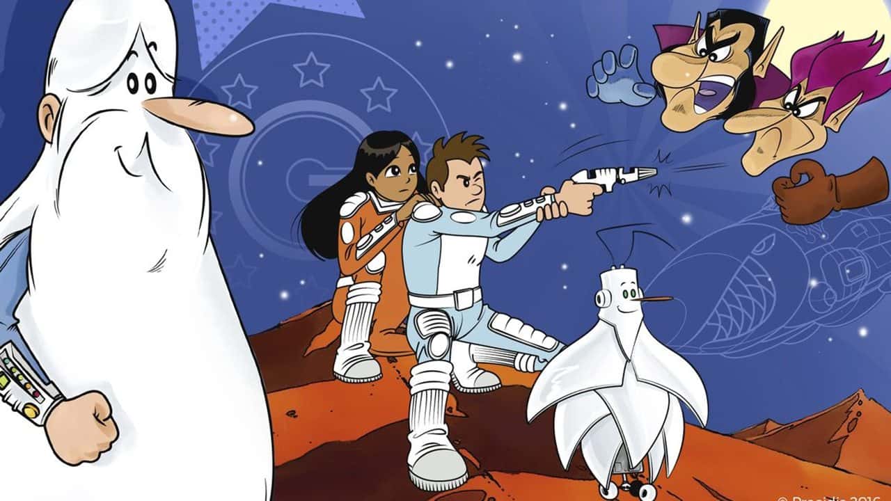 Once Upon a Time… Space backdrop