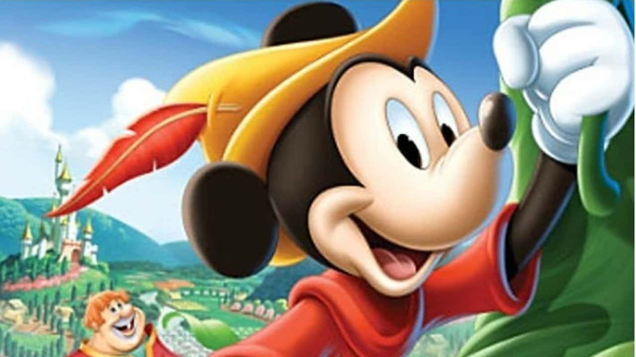 Mickey and the Beanstalk backdrop
