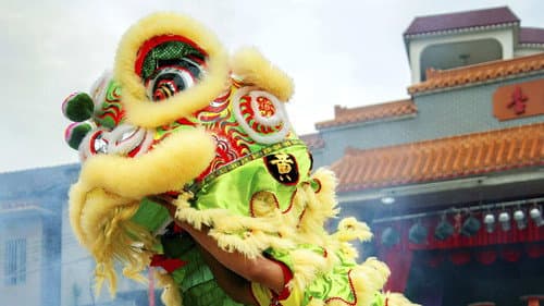 Lion Dance, Tunnel, Super Sopper still