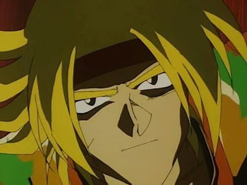 Destined Battle! Domon vs. Dark Gundam still
