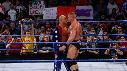 Brock Lesnar vs. Kurt Angle still