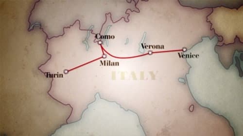 Turin to Venice still