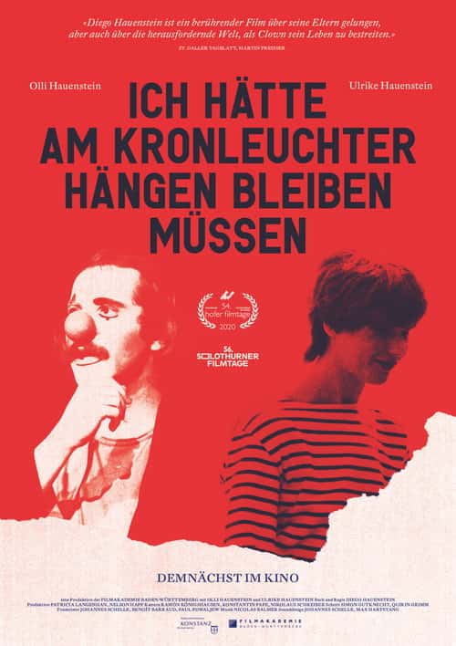 Ich hätte am Kronleuchter hängen bleiben müssen poster