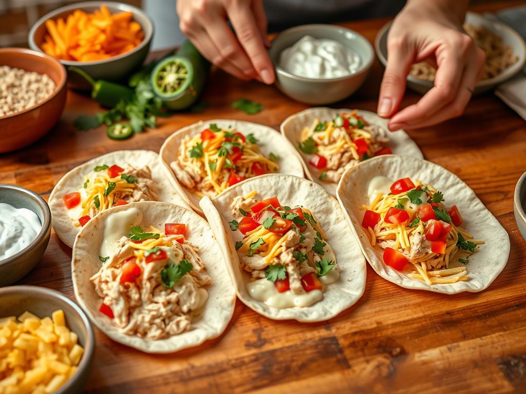 Assembling Your Enchiladas