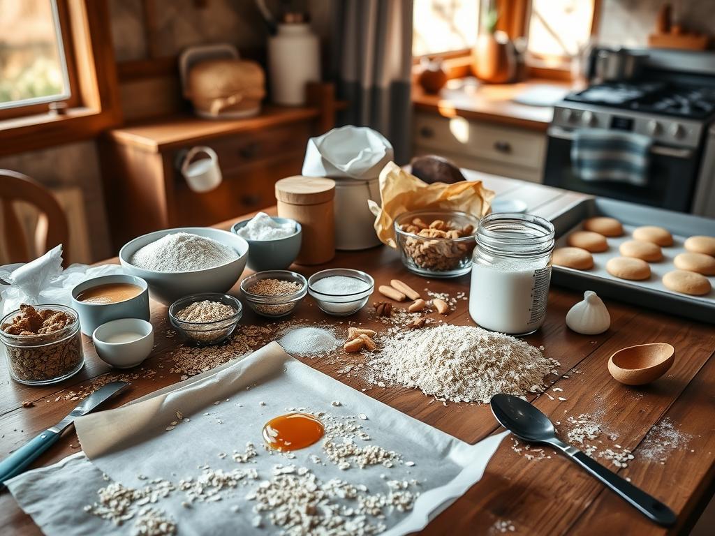 Baking Anzac Biscuits