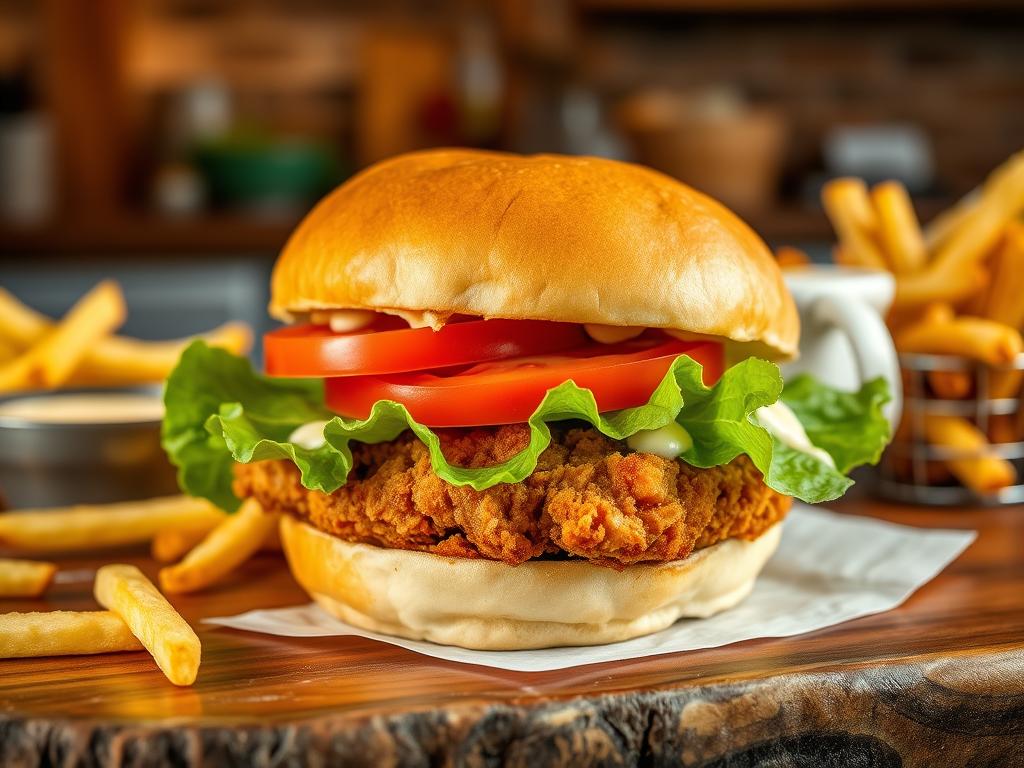 Buttermilk Chicken Burger Recipe