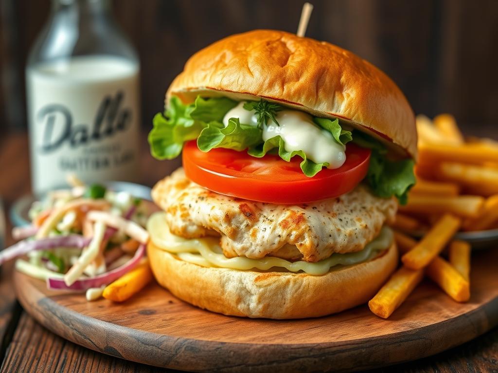 Buttermilk Chicken Burger Recipe