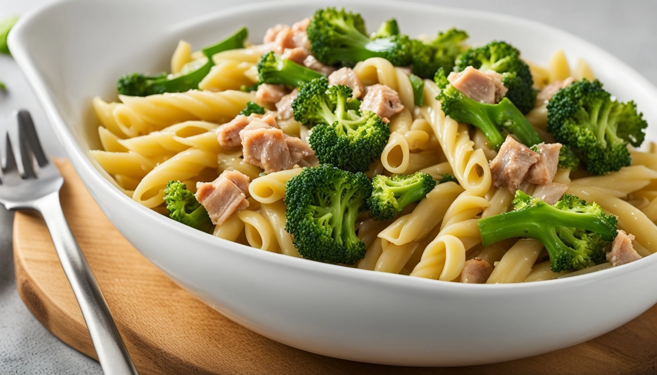 Italian Casarecce Pasta With Broccoli and Tuna