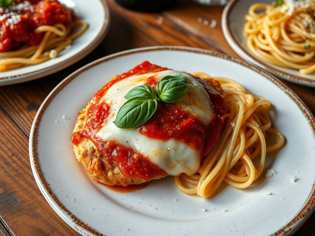 Crispy Chicken Parmigiana