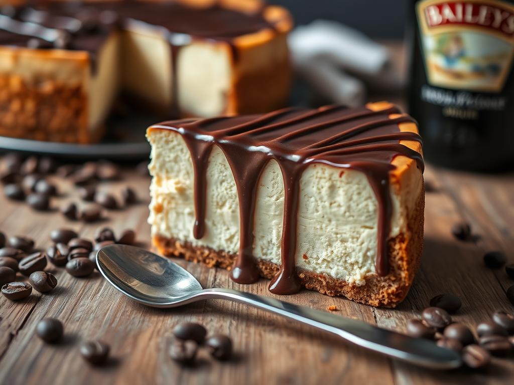 Creamy Baileys Cheesecake