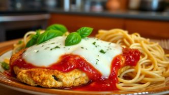 Chicken Parmigiana Recipe : American recipes