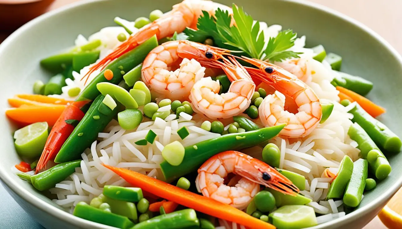 Asian Shrimp Noodle Bowl Recipe