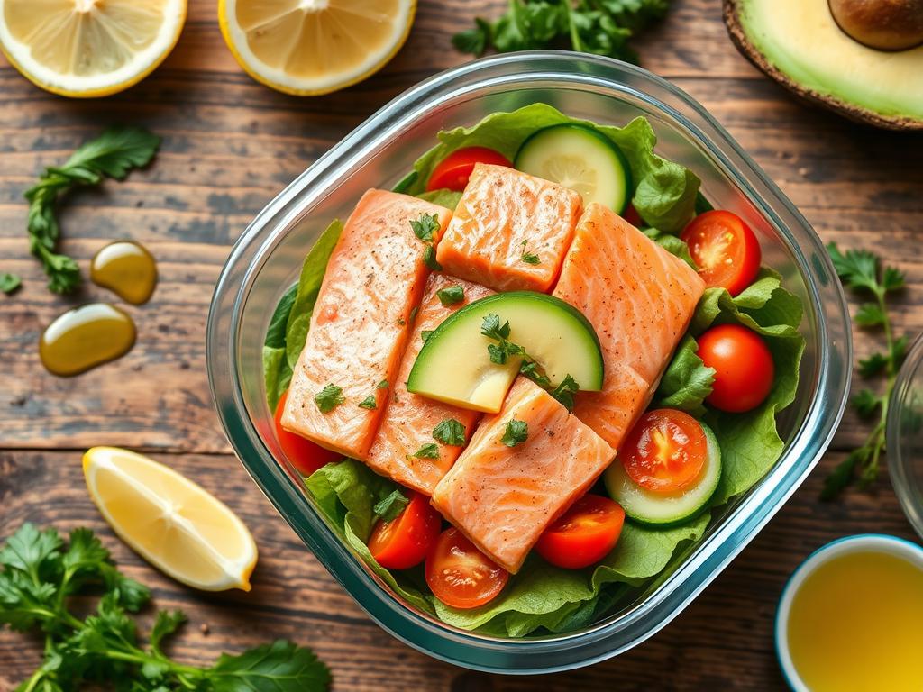 Salmon Salad Meal Prep Recipe