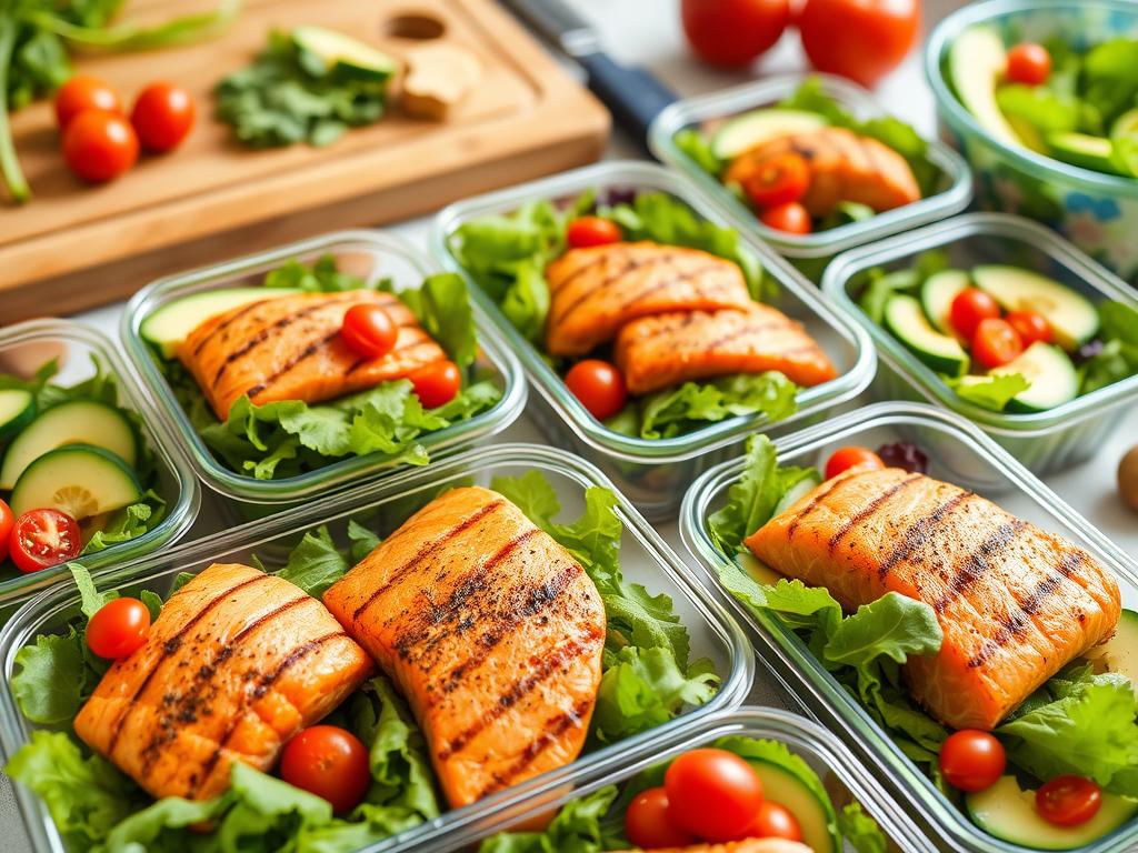 Salmon Salad Meal Prep