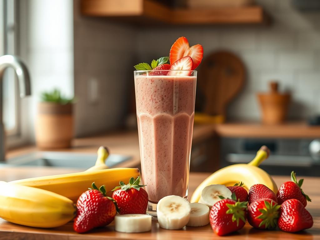 Strawberry Banana Smoothie Recipe