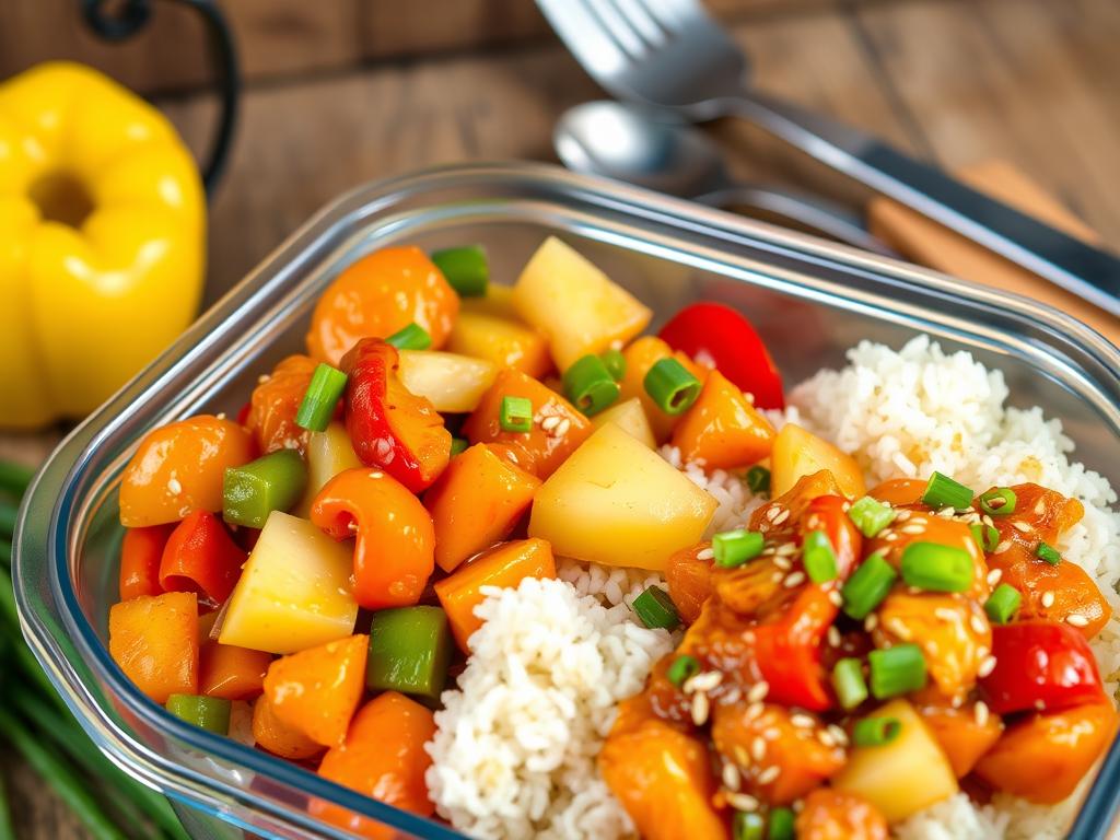 Sweet and Sour Chicken Meal Prep