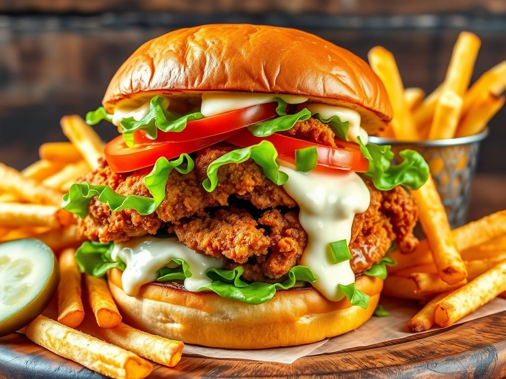 buttermilk chicken burger