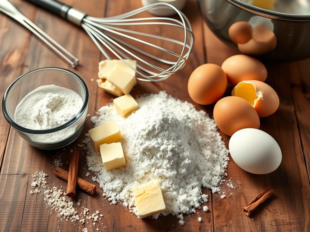 essential ingredients for a crumb cake