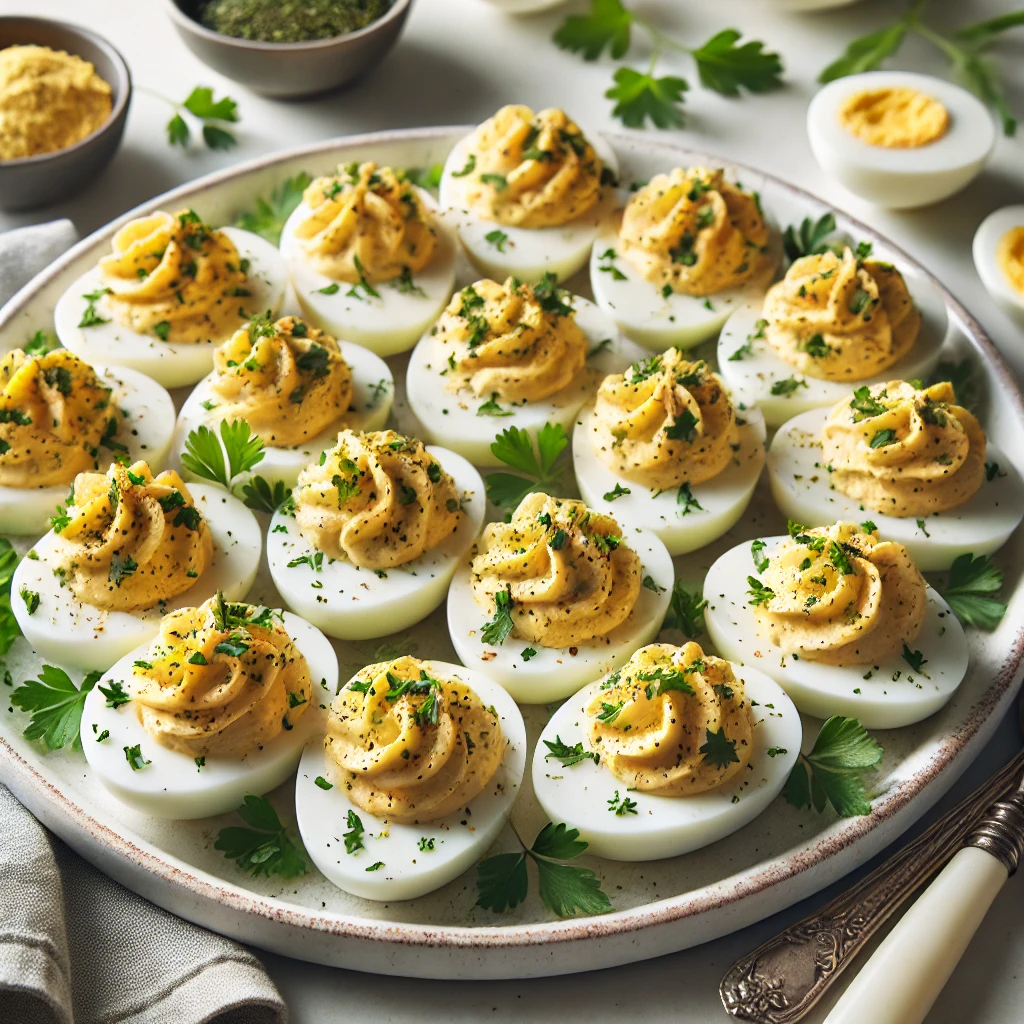 How to Make Italian Deviled Eggs with Parmesan and Olive Oil